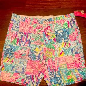 Mens nwt Lily Pulitzer Beaumont Shorts- Pop Up Summer Remix Pattern